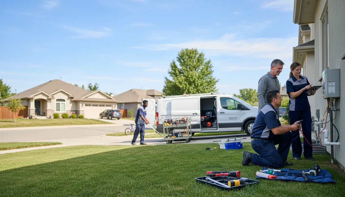 Tankless water heater service in Petersburg, PA